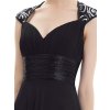 Ever Pretty plesové šaty s flitry černé 9672 (* Velikost S / 36 / 06 / 08)
