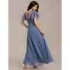 Ever Pretty šaty dlouhé v modré barvě 2409 (* Velikost 4XL / 48 / 16 / 20)