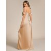 Ever Pretty dlouhé saténové šaty smetanové 2320 (* Velikost 4XL / 48 / 16 / 20)