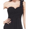 Ever Pretty šifonové šaty krátké černé 3535 (* Velikost S / 36 / 06 / 08)