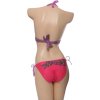 Krásné trendy bikiny vzorované vzor 3016 růžové (* Velikost S/36)