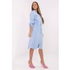 Letní košilové modré šaty Bavlna 213316 Italy Moda (*Velikost universal)