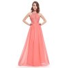 Ever Pretty šaty dlouhé korálové 8572 (* Velikost L / 40 / 08 / 12)