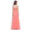 Ever Pretty šaty dlouhé korálové 8572 (* Velikost L / 40 / 08 / 12)