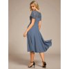 Ever Pretty strečové modré šaty 2334 (* Velikost 9XL / 58 / 26 / 30)