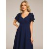 Ever Pretty strečové tmavě modré šaty 2334 (* Velikost 9XL / 58 / 26 / 30)