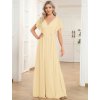 Ever Pretty dlouhé šaty žluté 164A (* Velikost 9XL / 58 / 26 / 30)