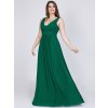 Ever Pretty plesové šaty elegantní zelené 8110 (* Velikost XL / 42 / 10 / 14)