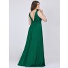 Ever Pretty plesové šaty elegantní zelené 8110 (* Velikost XL / 42 / 10 / 14)