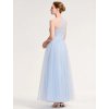 Ever Pretty dlouhé šaty světle modré 0179 (* Velikost XS / 34 / 02 / 06)
