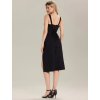 Ever Pretty šaty černé na ramínka 2395 (* Velikost 4XL / 48 / 16 / 20)