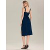 Ever Pretty šaty tmavě modré na ramínka 2395 (* Velikost 4XL / 48 / 16 / 20)