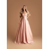 Eva&Lola šaty růžové na maturitní ples Rut 2503 (* Velikost S / 36 / 04 / 08)