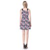 Letní krátké květované šaty na ramínka 5646 (* Velikost L / 40 / 08 / 12)