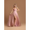 jemně růžové maturitní šaty korzetové