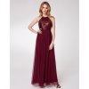 Elegantní flitrové šaty Ever Pretty bordo 7286 (* Velikost L / 40 / 08 / 12)