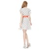 Ever Pretty letní šaty puntíkaté s volánky 5040 (* Velikost M / 38 / 08 / 10)