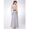 Dlouhé pruhované šaty Ever Pretty 7290 (* Velikost S / 36 / 04 / 08)