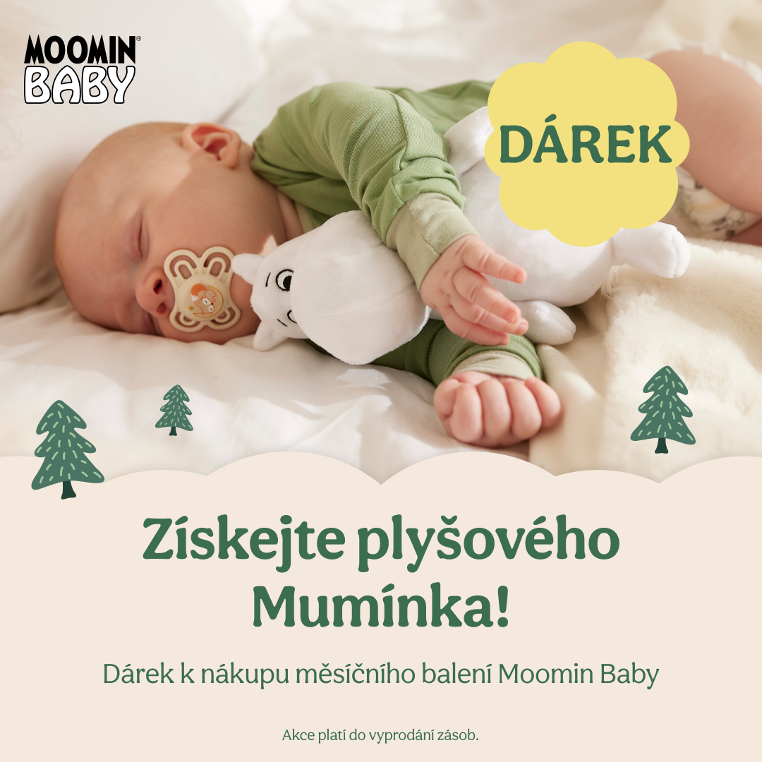 Mumínek zdarma k měsíčnímu balení