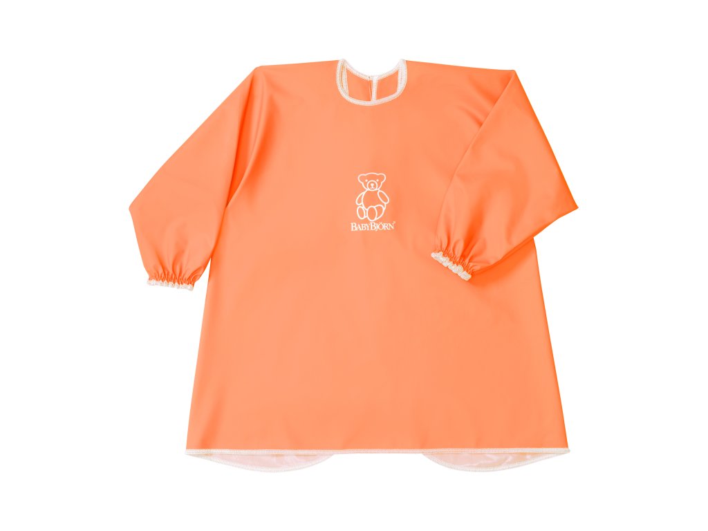 BabyBjörn Zástěrka na krmení a hraní Smock Orange