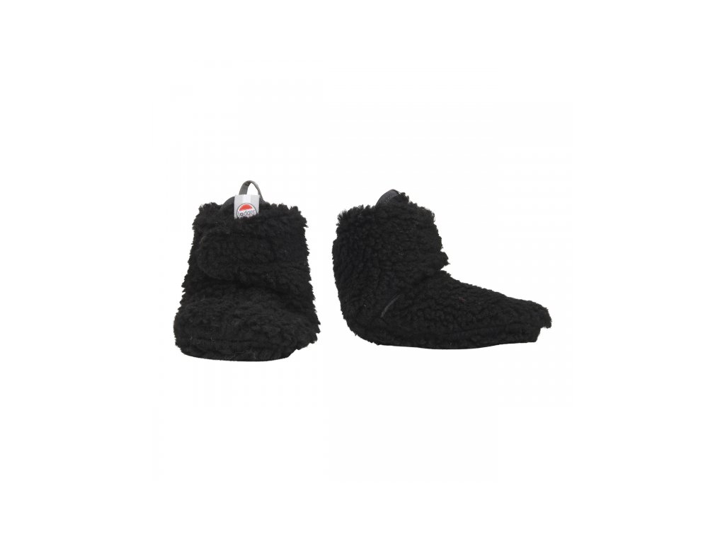 Lodger Slipper Teddy Black 12-18 měsíců