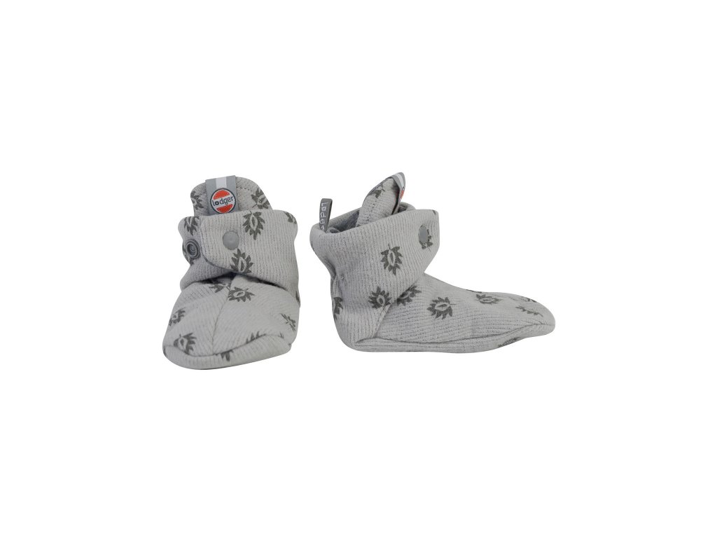 Lodger Slipper Print Rib Sharkskin 0 - 3 měsíce