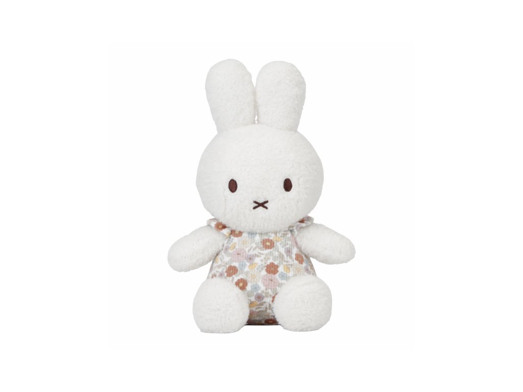 Králíček Miffy plyšový Vintage Kytičky 25 cm  - VÝPRODEJ DVOREČEK