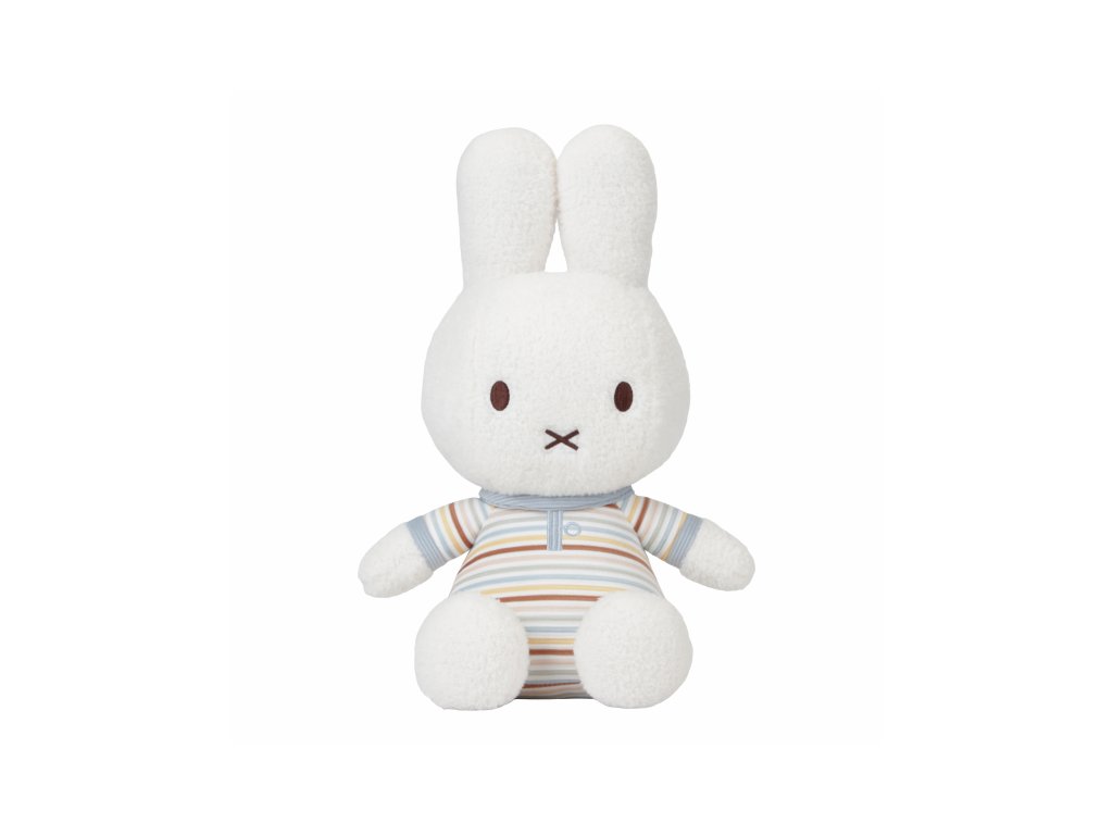 Little Dutch Králíček Miffy plyšový Vintage Proužky 35 cm