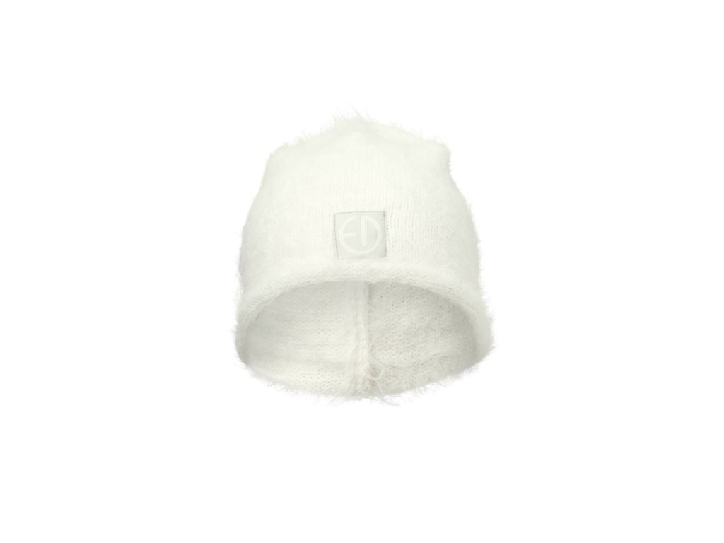 7333222024527 50575102102DD Furry Knit Beanie Vanilla White PP (