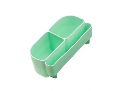 B.BOX Silikonový bento organizér do středního boxu - zelený
