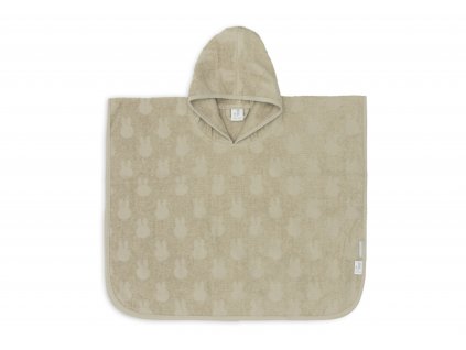 JOLLEIN Osuška pončo Miffy Olive Green