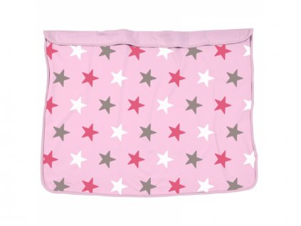 Dooky Deka Blanket Baby Pink / Pink Stars