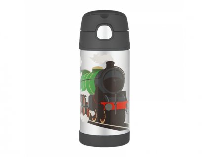 Thermos Dětská termoska s brčkem - vlak