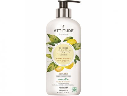 Attitude Přírodní mýdlo na ruce Super leaves s detox. účinkem - citrusové listy 473 ml