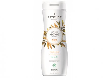 Attitude Přírodní šampón Super leaves s detox, účinkem - lesk a objem pro jemné vlasy 473 ml