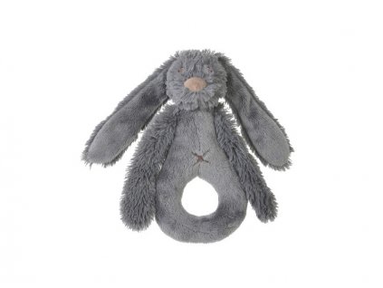 Happy Horse Deep Grey Rabbit Richie Rattle, 18 cm