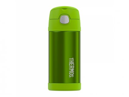 Thermos Dětská termoska s brčkem - limetková