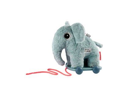 DONE BY DEER HRAČKA NA KOLEČKÁCH ELPHEE - MODRÁ - VÝPRODEJ DVOREČEK