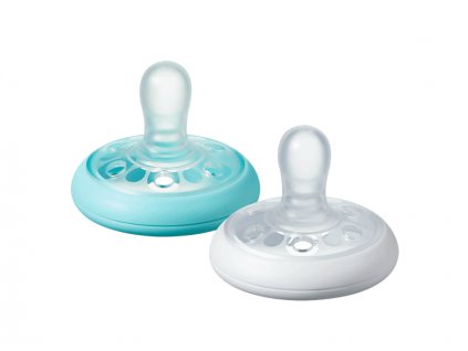 Tommee Tippee Šidítko C2N silikon Natural 2ks 6-18m - VÝPRODEJ