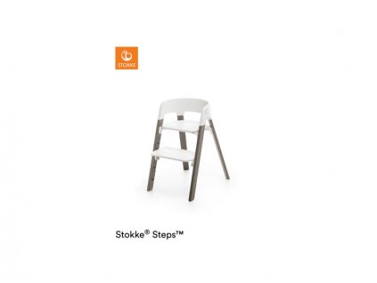 Židlička Steps™ Bílá / Hazy Grey