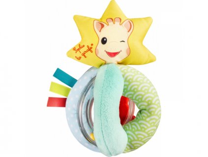 Vulli Měkké chrastítko s korálky