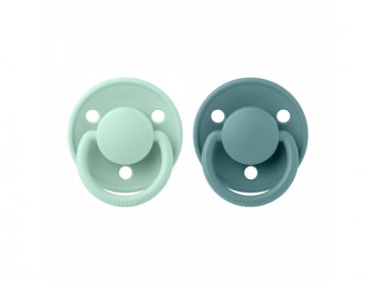 Bibs Dudlíky DE LUX SILIKON Nordic Mint/Island Sea 2ks, one size