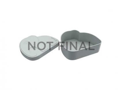 DONE BY DEER Obědový box Elphee šedý - VÝPRODEJ DVOREČEK