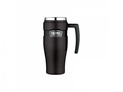 Thermos Vodotěsný termohrnek s madlem - matně černá