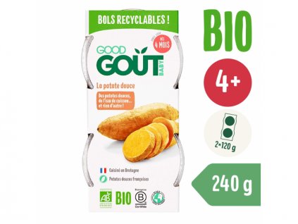 Good Gout BIO Batátové pyré 2x120g