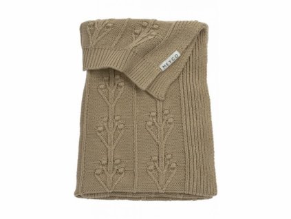 Meyco deka do kočárku/kolébky Romantic flower taupe