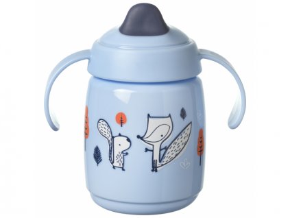 Tommee Tippee Netekoucí hrnek Superstar 300ml 6m+ Blue - VÝPRODEJ DVOREČEK