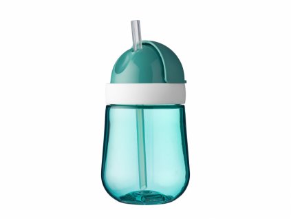 Mepal Hrnek s brčkem Mio 300 ml 9m+ Deep Turquoise - VÝPRODEJ DVOREČEK