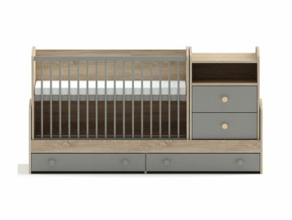 Faktum Kombi postýlka Colette 70x120 Grey