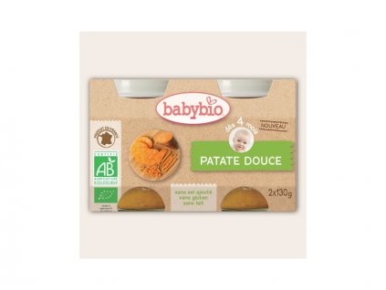 BabyBio příkrm sladké brambory 2x130g